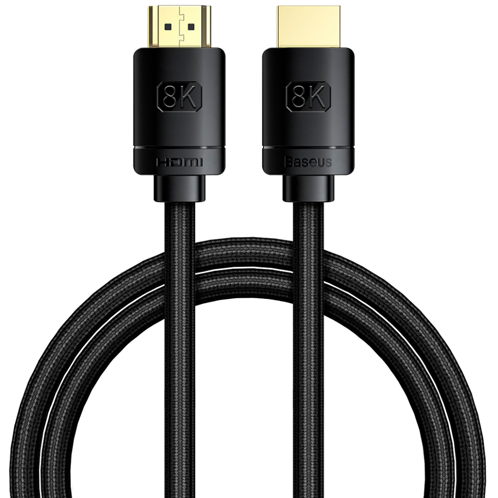 Кабель Baseus High Definition HDMI 8K 1м Чёрный в магазине RentaPhoto.Store